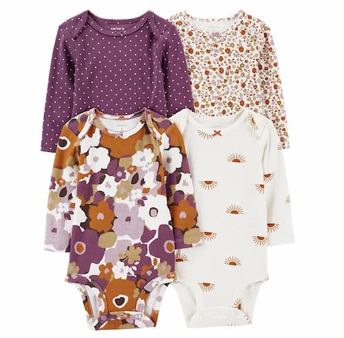 Carter's 4-Pack Bodysuits 