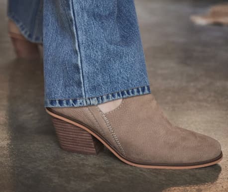 Lucky Brand Vennia Bootie in Taupe