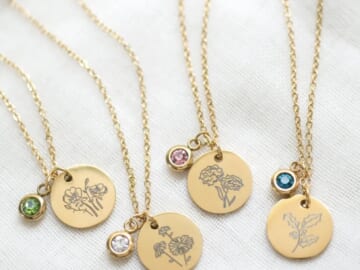 Birthstone & Birth Flower Necklaces