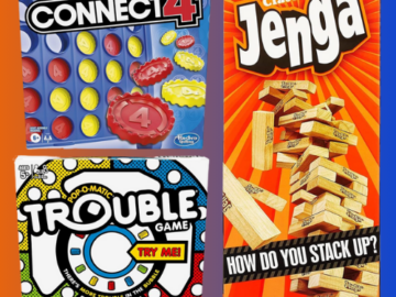 Buy 3 for the Price of 2: Hasbro Connect 4 + Trouble + Jenga Board Games $16.96 (Reg. $33.95) – $5.66 Each