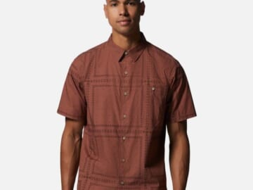 Mountain Hardwear Men's Big Cottonwood Shirt for $22 + free shipping