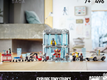 LEGO Marvel 496-Piece Iron Man Armory Toy Building Set $47.99 Shipped Free (Reg. $90)