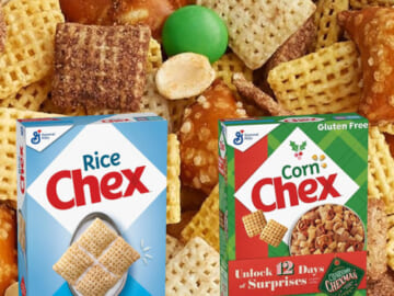 Chex Breakfast Cereal, 12 Oz as low as $1.99 when you buy 4 (Reg. ($5) + Free Shipping – Corn or Rice, Gluten-free, No artificial colors or flavors