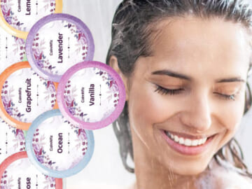 CalmNFiz Aromatherapy Shower Bombs with Essential Oils, 8 Pack $8 After Coupon (Reg. $22) – $1 each! 8 Different Scents
