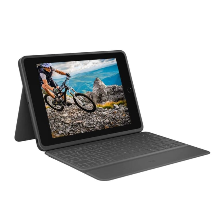 Logitech Rugged Folio Keyboard Case for iPad for $98 + free shipping
