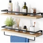 *HOT* Set of 2 Floating Shelves for just $9.89 with free Prime shipping!