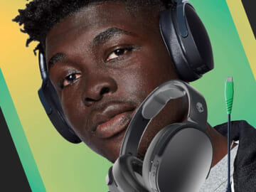 Skullcandy Hesh Evo Over-Ear Wireless Headphones, True Black $49.99 Shipped Free (Reg. $104.99) – 36 Hr Battery, Microphone, Works with iPhone Android and Bluetooth Devices