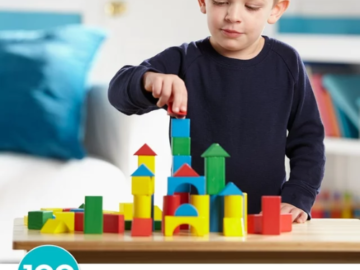 Walmart Black Friday! Melissa & Doug 100-Piece Wooden Building Blocks Set $10 (Reg. $28) – EARLY ACCESS for WM+ MEMBERS!