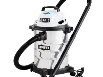 Walmart+ Early Access: HART 6 Gallon 5 Peak HP Stainless Steel Wet/Dry Vacuum only $39 shipped (Reg. $85!)