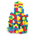 Melissa & Doug Wooden Building Blocks 100-Piece Set for $10 + free shipping w/ $35