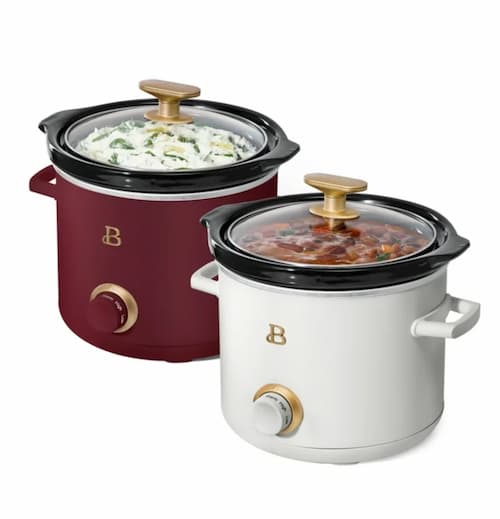 Slow Cooker 2-Pack Set by Drew Barrymore for only $15!