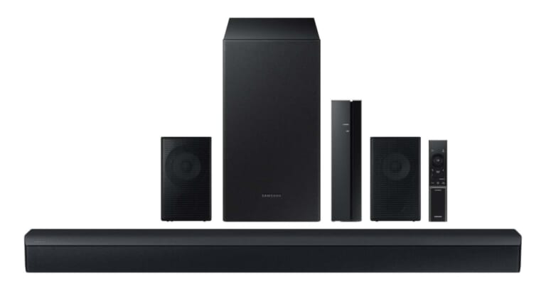 Samsung B-Series 4.1-Channel Soundbar & Rear Speakers w/ Subwoofer for $139 + free shipping