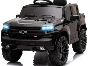 Kids' 12V Licensed Chevrolet Silverado Ride-On for $190 + free shipping