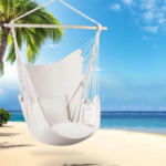 Embrace the peaceful moments with this comfortable and stylish Large Hammock Chair Swing for just $22.99 (Reg. $45.99)