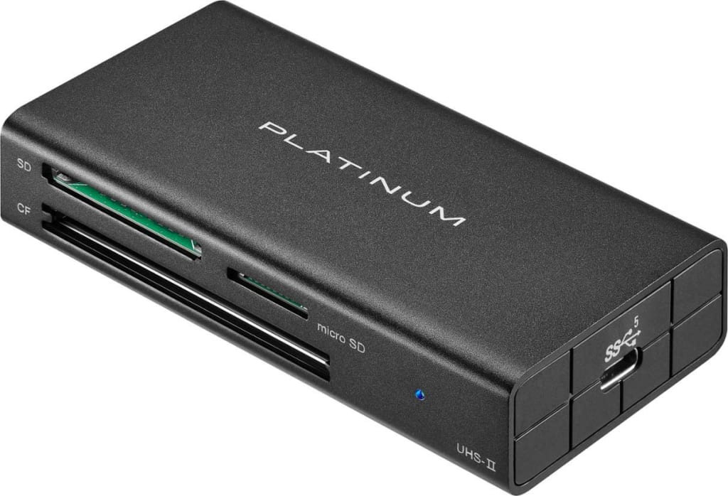 Platinum 3-Slot SD / microSD / CF USB Memory Card Reader for $20 + free shipping