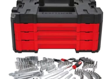 Craftsman Versastack 230-Piece Mechanic's Tool Set with 3-Drawer Case for $129 + free shipping