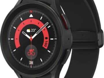 Refurb Samsung Galaxy Watch5 Pro 45mm GPS Smartwatch for $162 + free shipping