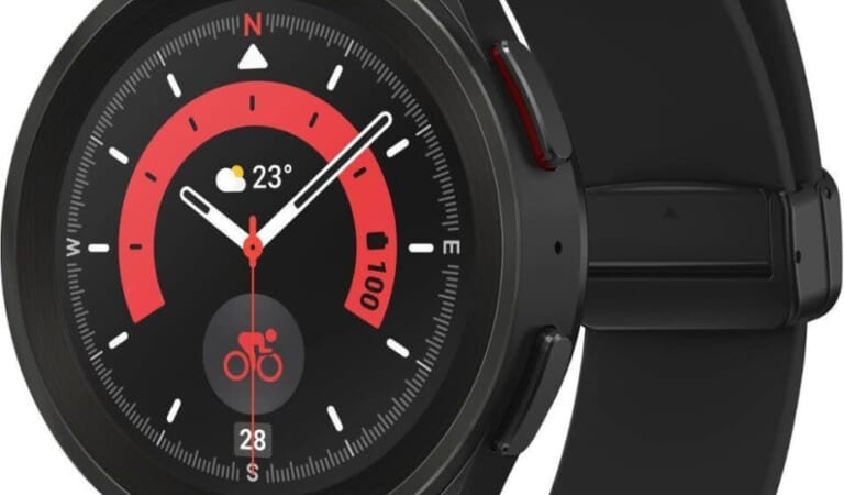 Refurb Samsung Galaxy Watch5 Pro 45mm GPS Smartwatch for $162 + free shipping