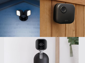 Blink Outdoor 4 (4th Gen) cameras + Wired Floodlight Camera + Mini Pan-Tilt Camera $139.99 Shipped Free (Reg. $359.97) – Prime Exclusive Deal!