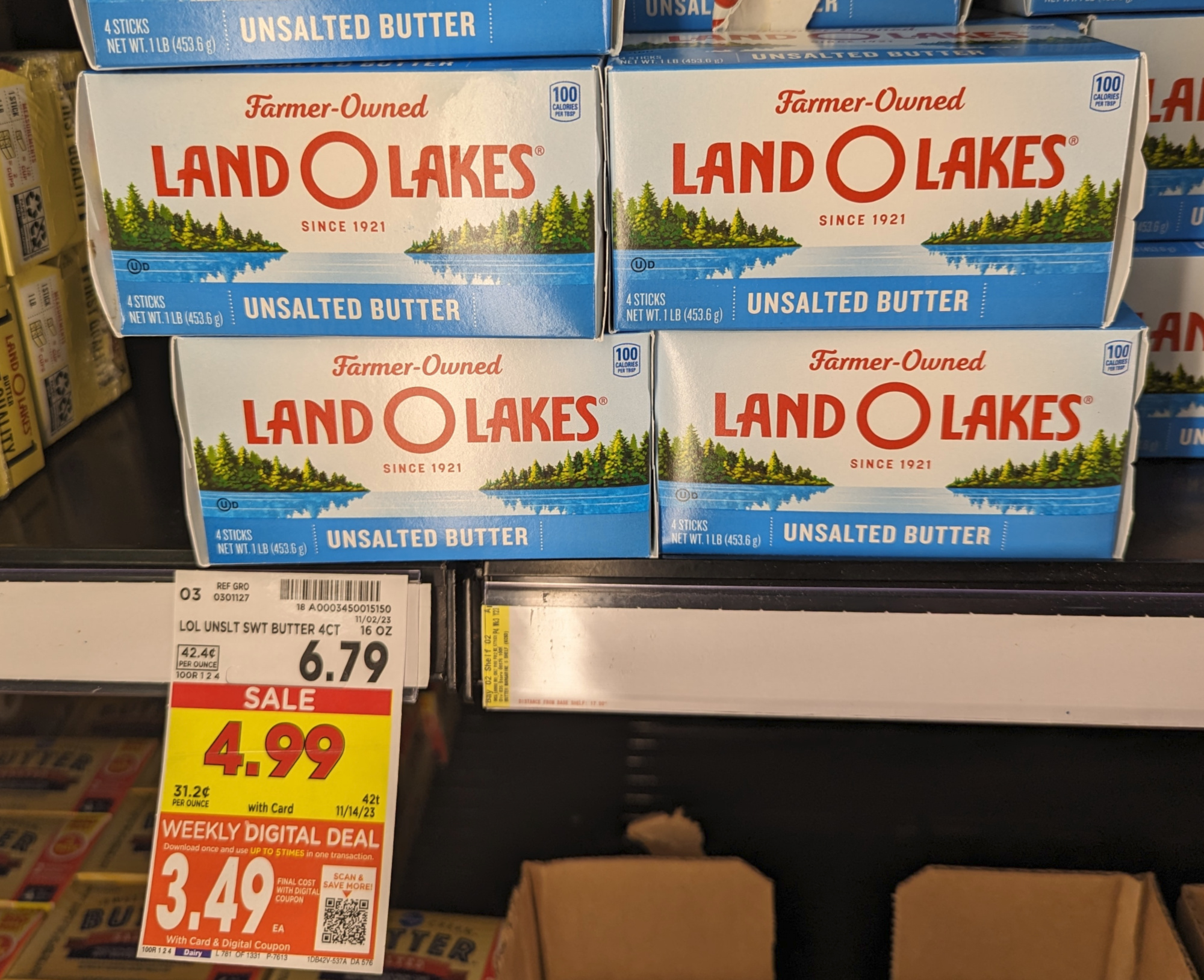 Land O Lakes Butter Just $3.49 At Kroger (Regular Price $6.79)