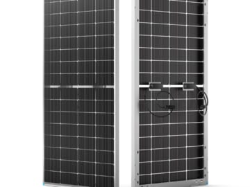 Renogy Bifacial 220W 12V Solar Panel for $230 + free shipping