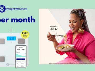 Join Weight Watchers for $1 a Month + Free Biometric Scale