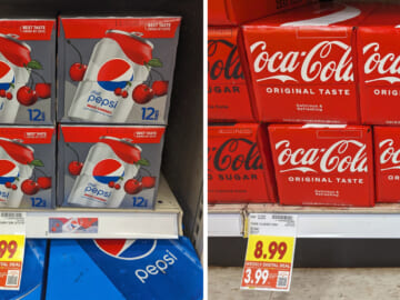 Get Pepsi, Coca-Cola or Canada Dry 12-Packs For Just $3.99 At Kroger