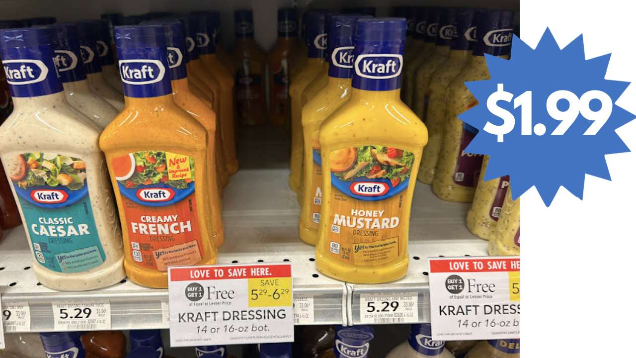 $1.99 Kraft Salad Dressing (reg. $5.29)