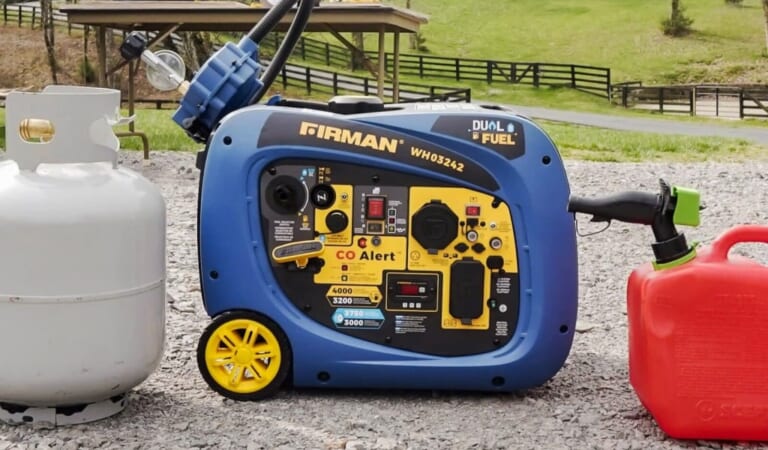 Refurb Firman 4,000W Electric Start Dual Fuel Inverter Generator for $416 + free shipping
