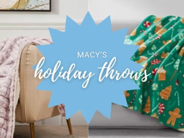 Macy’s | Huge Savings on Holiday Throws