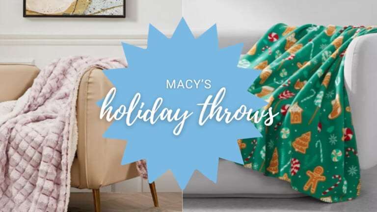 Macy’s | Huge Savings on Holiday Throws