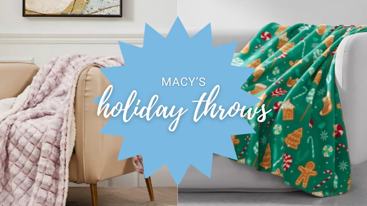 Macy’s | Huge Savings on Holiday Throws