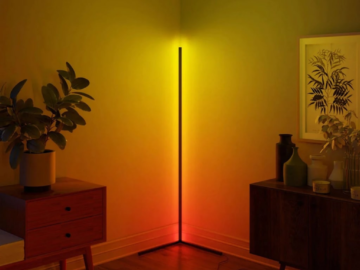 RGBCW Corner Floor Lamp for $54 + $45 s&h