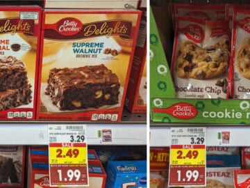 Grab A Deal On Betty Crocker Brownie Mix or Cookie Mix – Just $1.49 At Kroger