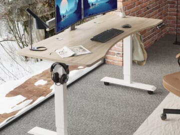 Desk Ohilo 55" x 30" Standing Desk for $180 + free shipping