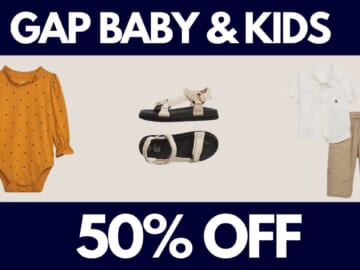 50% Off GAP Baby & Kids