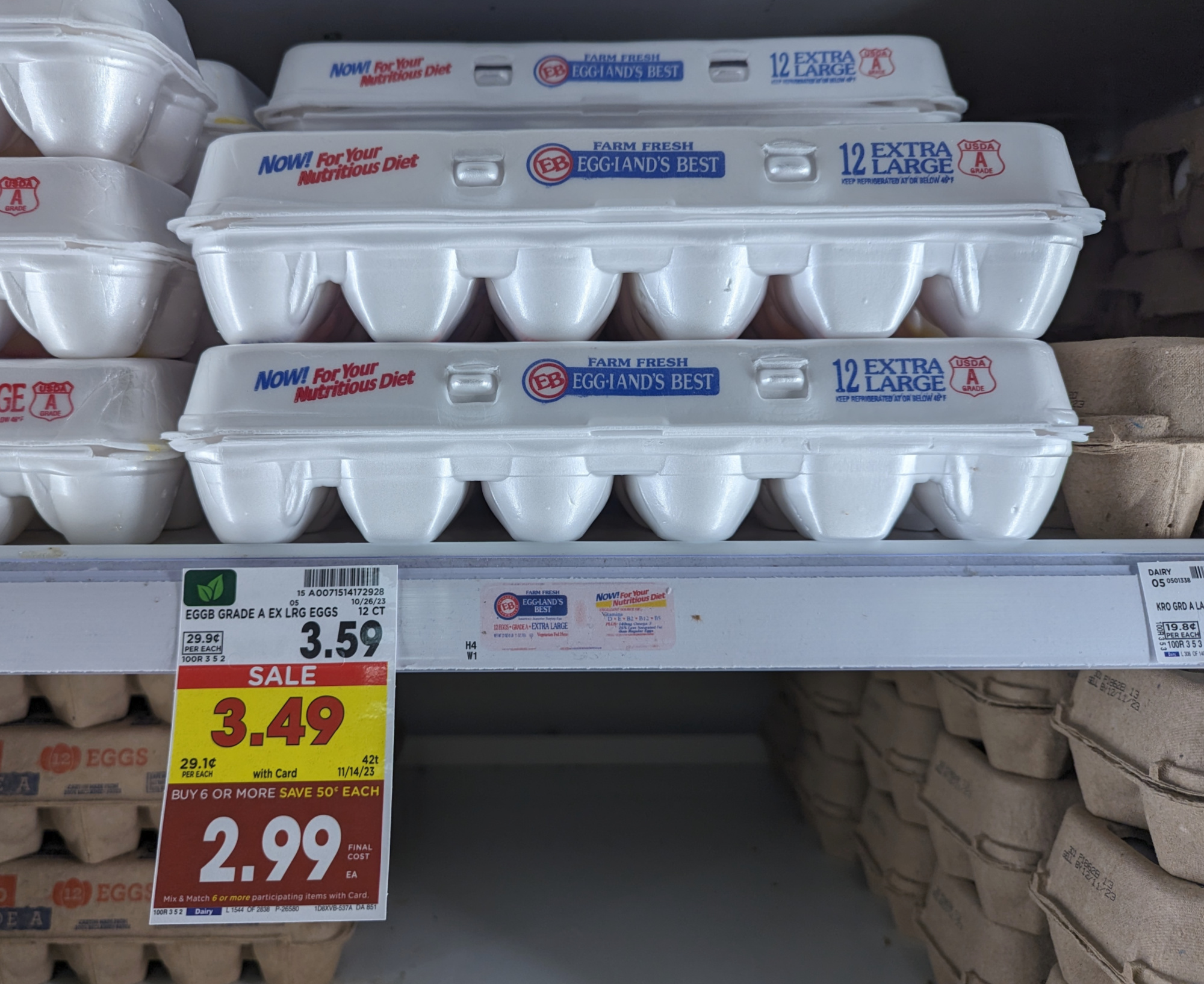 Eggland’s Best Eggs As Low As $2.44 At Kroger