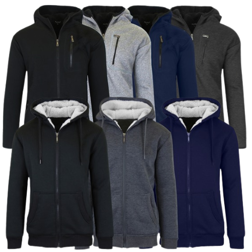 Men’s & Women’s 2-Pack Heavyweight Classic & Tech Sherpa Fleece Hoodies $24.99 After Code (Reg. $59) – $12.50 each – Assorted Colors – Sizes S-XL
