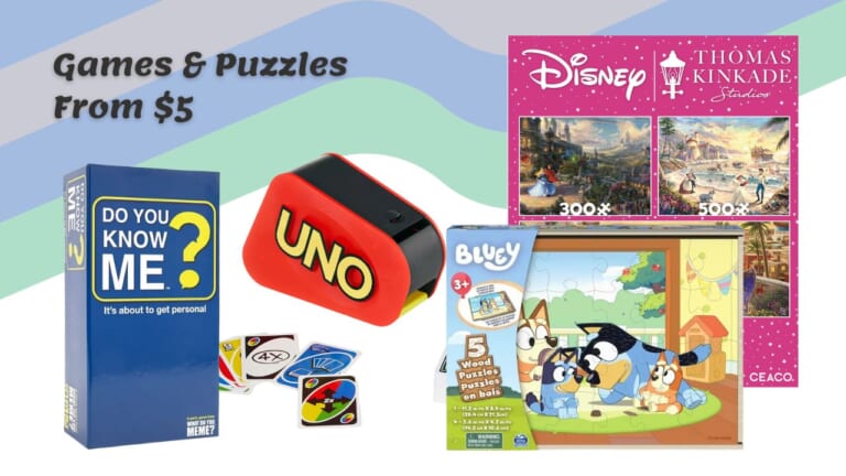 Board Games & Puzzles Starting at $5