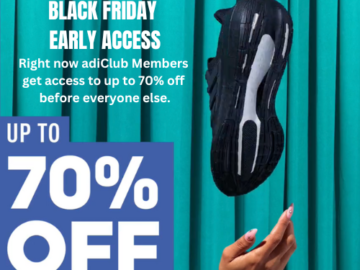 adidas BLack Friday Early Access: Members Get Up To 70% OFF!