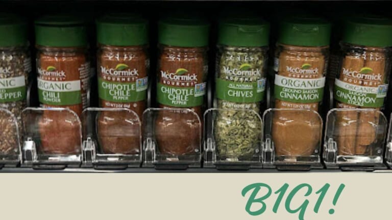 B1G1 McCormick Gourmet Spices at Kroger