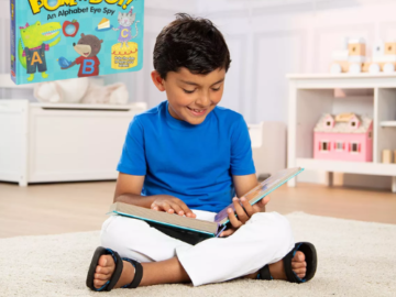 Melissa & Doug Poke-a-Dot An Alphabet Eye Spy Board Book $7.99 (Reg. $14)