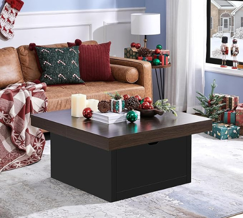 Keep essentials close at hand while maintaining a tidy space with this Square Coffee Table with 2 Storage Drawers for just $101.99 After Code + Coupon (Reg. $189.99) + Free Shipping