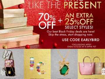 Kate Spade Black Friday Deals: 70% Off + an EXTRA 25% off Select Sale Styles After Code
