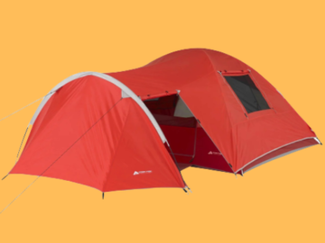 Walmart Black Friday! Ozark Trail 4-Person Dome Tent with Vestibule and Full Coverage Fly $65 Shipped Free