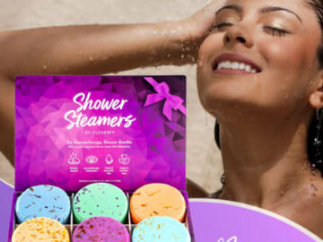 Aromatherapy Shower Steamers 6-Pack Variety Shower Bombs with Essential Oils as low as $8.79 After Coupon (Reg. $20) + Free Shipping – $1.47 Each, Perfect Stocking Stuffer