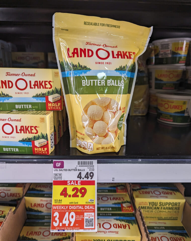 Land O Lakes Butter Balls Just $3.49 At Kroger (Regular Price $4.49)