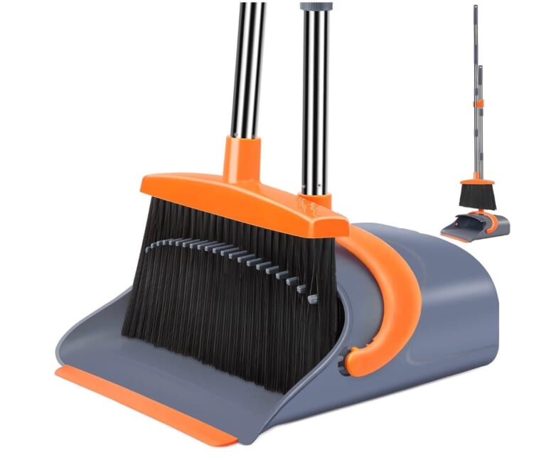 New Upgrade Broom and Dustpan Set