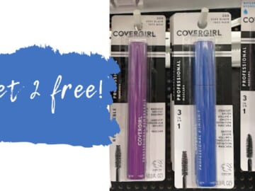 Get Two FREE CoverGirl Professional Mascaras at Walgreens