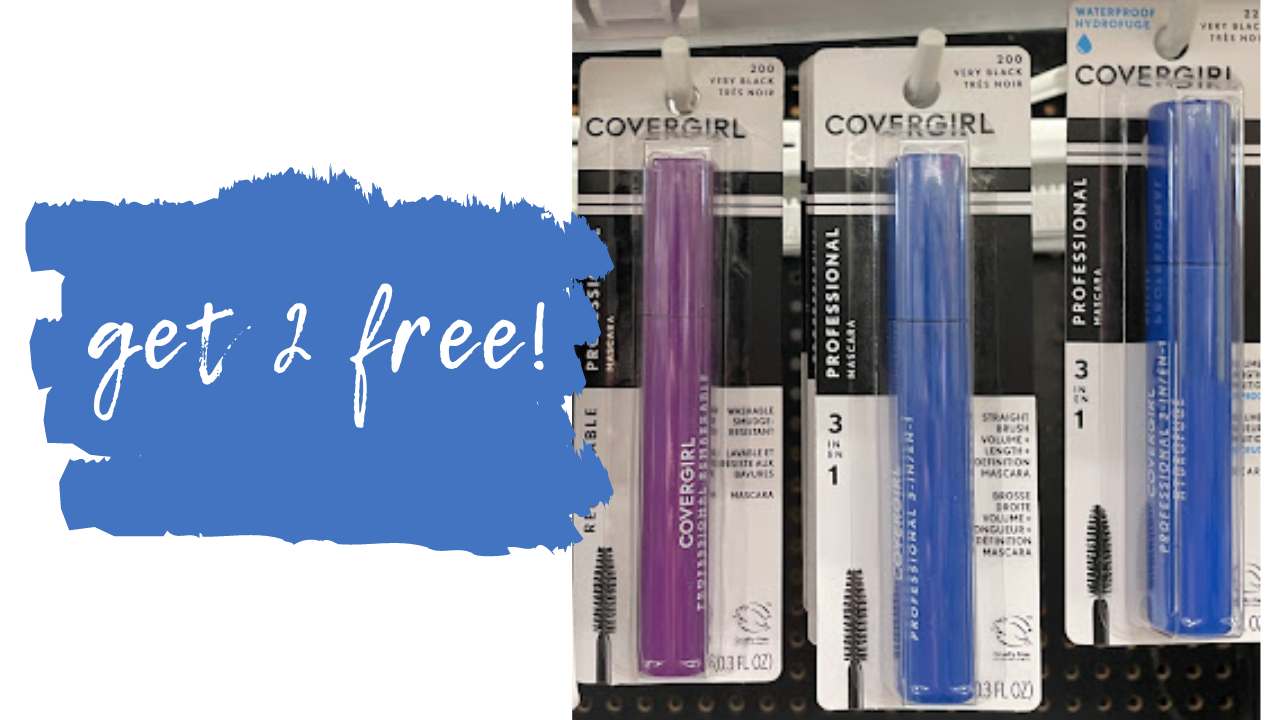 Get Two FREE CoverGirl Professional Mascaras at Walgreens